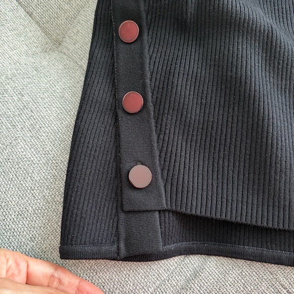Guess by Marciano Black Sweater with Copper Buttons - Picture 5 of 16